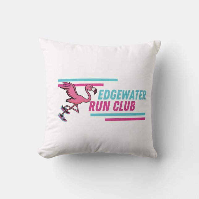 Edgewater Run Club Cushion (Front)