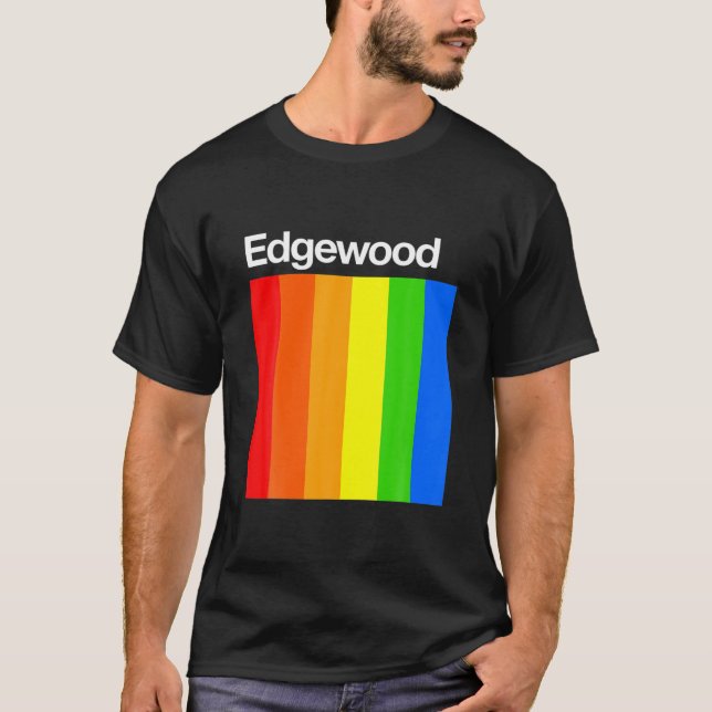 Edgewood Colors College University Alumni T-Shirt (Front)