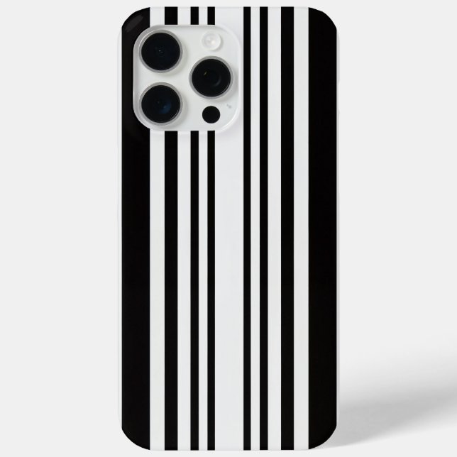 Edgy and luxurious black and white pattern iPhone  Case-Mate iPhone Case (Back)