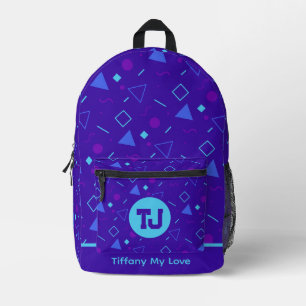 Edgy Bachelor Weekend Groomsmen Custom Backpack