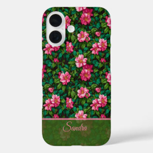 Edgy Birthday Gift Gardenias Flower Name iPhone 16 Case