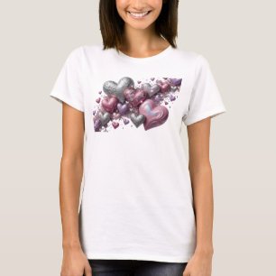 Edgy Colourful LOVE IS IN THE AIR Graphic Tee