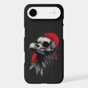 Edgy Crow Skull Gothic Grunge Street Art
