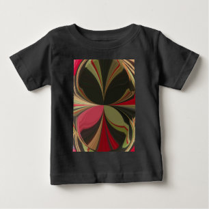 Edgy Earth Kaleidoscope Art Print Baby T-Shirt