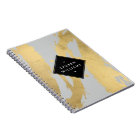 Edgy Faux Gold Brushstrokes on Grey