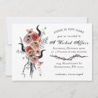 Edgy Floral Boho Wicked Affair Halloween