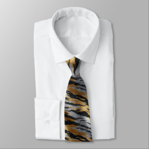 Edgy Gift For Boyfriend Tiger Tie
