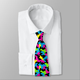 Edgy Gift Ideas Camo Print  Tie
