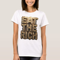 Edgy Gold EAT THE RICH Bold Design