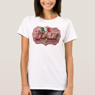 Edgy Gold ITALY Shirt Design