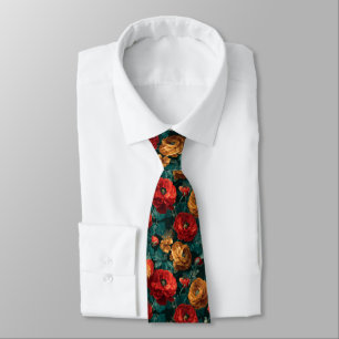 Edgy Groomsmen Gift Ranunculus Tie