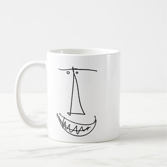 Edgy guy coffee mug (Left)
