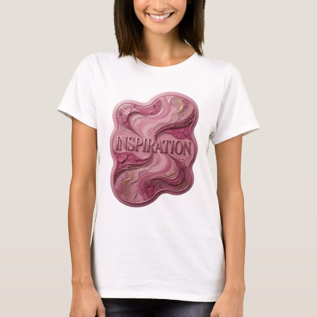 Edgy Pink INSPIRATION Custom Tee (Front)