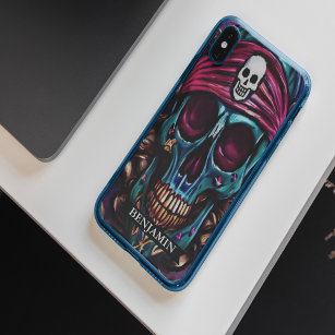 Edgy Pirate Skull Personalised  Case-Mate iPhone 14 Pro Max Case