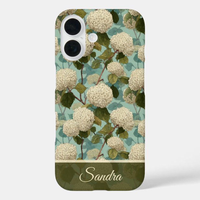 Edgy Retirement Gift Hydrangeas Custom Case-Mate iPhone Case (Back)