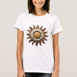 Edgy Silver ABSTRACT ART Abstract Design T-Shirt