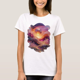 Edgy Silver CRYSTAL DREAMS Shirt Design