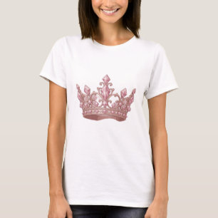 Edgy Silver PRINCESS CROWN Quote Design T-Shirt