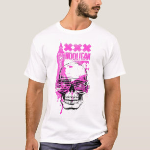Edgy Streetwear Skull Graphic Tee   Bold Urban Sty