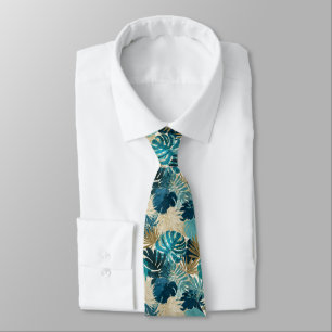 Edgy Valentine Gifts For Men Tropical Floral Tie