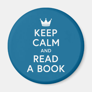 Ediatble Colour Bookish Keep Calm and Read a Book Magnet