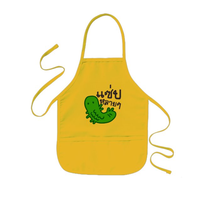 Edible Insect > Tasty Too Much ♦ Saep Lai Lai ♦ Kids Apron (Front)
