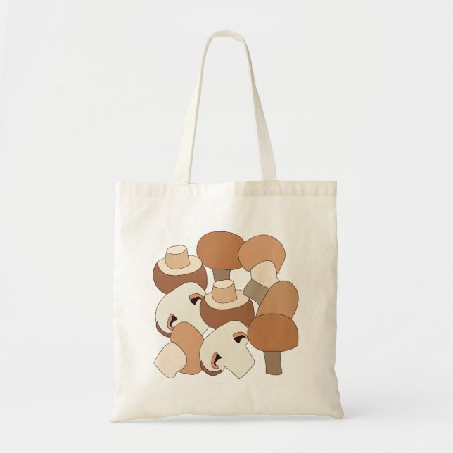 Edible Mushroom Foraging  Tote Bag (Front)
