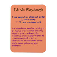 Edible Playdough Magnet