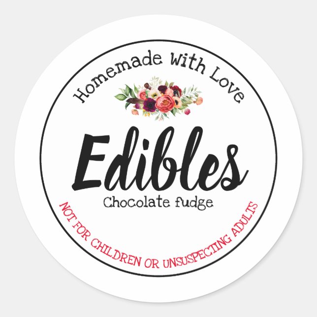Edibles Label (Front)