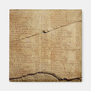 Edict of Emperor Diocletian Magnet
