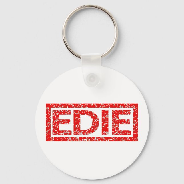 Edie Stamp Key Ring (Front)