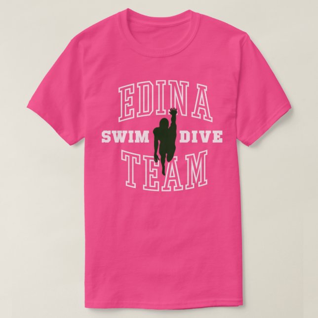 Edina Swim Dive Team5 T-Shirt (Design Front)