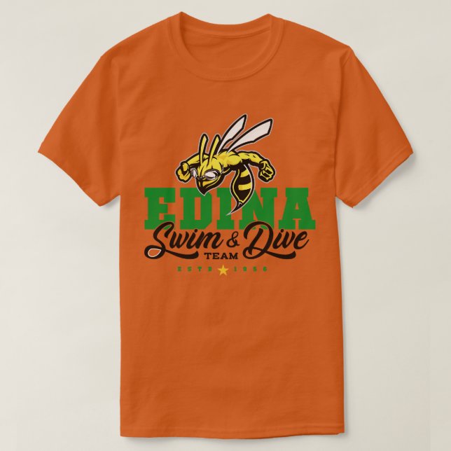Edina Swim Dive Team 16 T-Shirt (Design Front)