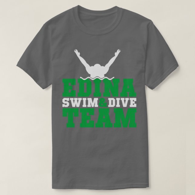 Edina Swim Dive Team 5 T-Shirt (Design Front)