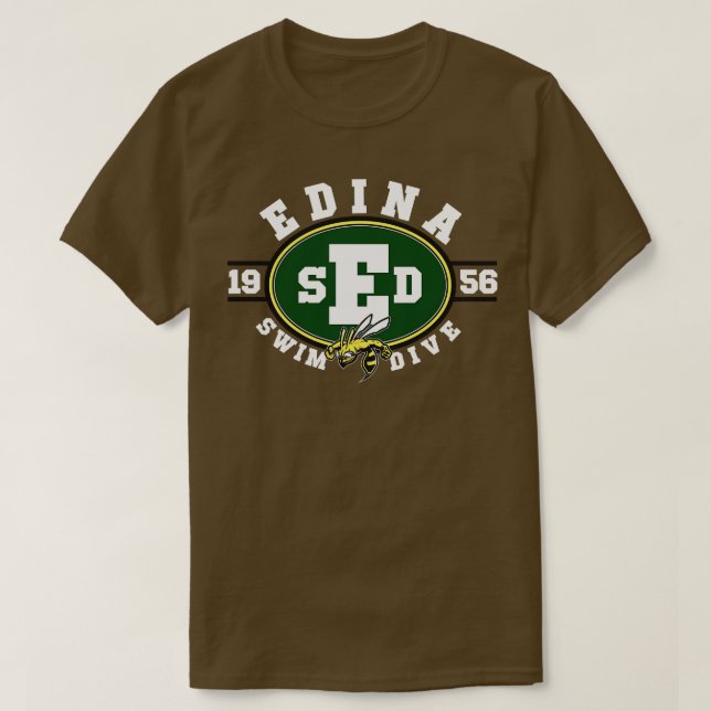 Edina Swim Dive Team 6 T-Shirt (Design Front)