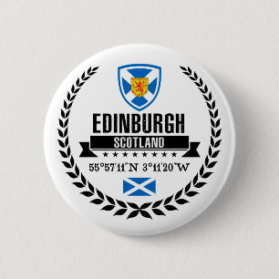 Edinburgh 6 Cm Round Badge