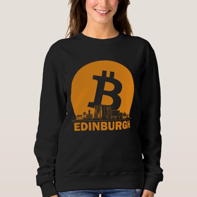 Edinburgh Bitcoin Maximalist  Bitcoin Edinburgh Sk Sweatshirt (Front)