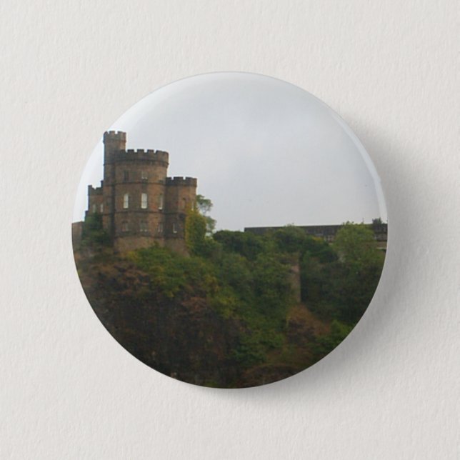 Edinburgh Castle 6 Cm Round Badge (Front)