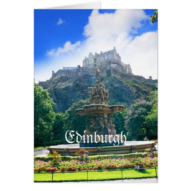 Edinburgh Castle Customise Product (Front)