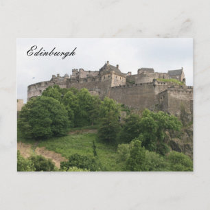 edinburgh castle far postcard