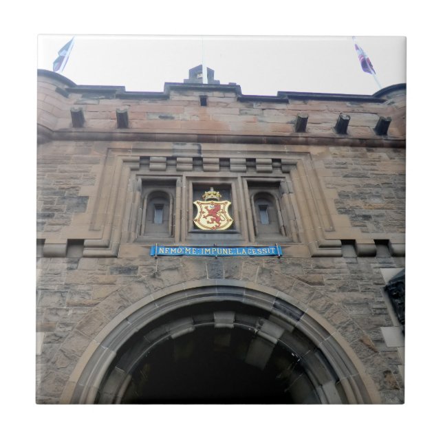 Edinburgh Castle Gatehouse Tile (Front)