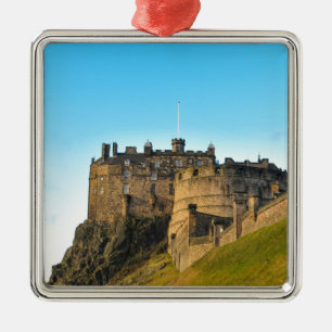 Edinburgh Castle Metal Tree Decoration