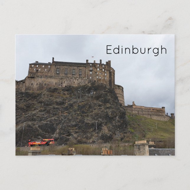 Edinburgh Castle Postcard (Front)