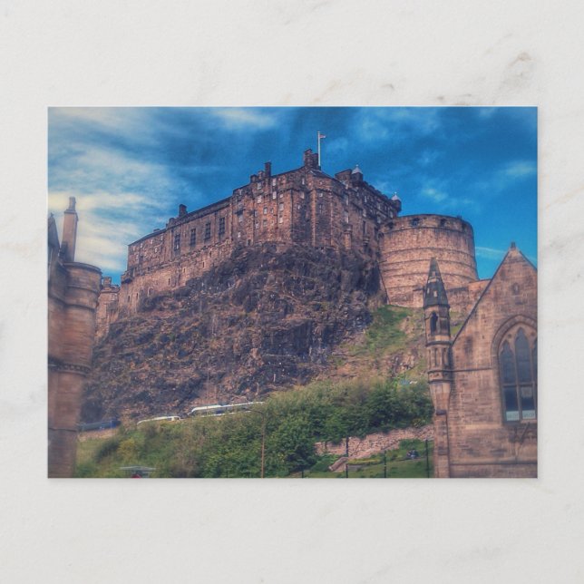 Edinburgh Castle Postcard (Front)