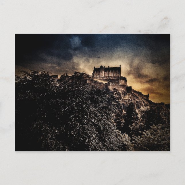 Edinburgh Castle Postcard (Front)