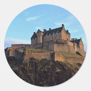 Edinburgh Castle, Scotland Classic Round Sticker