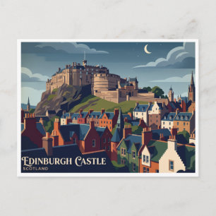 Edinburgh Castle Scotland Postcard