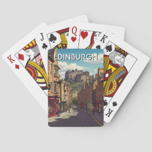 Edinburgh Castle Scotland Travel Playing Cards