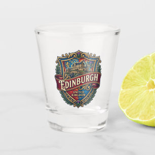 Edinburgh Castle United Kingdom Shot Glass