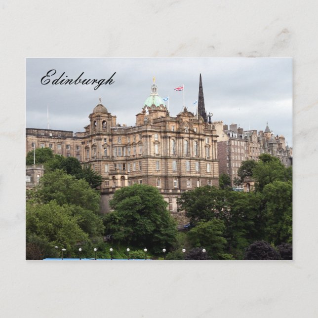 edinburgh central postcard (Front)
